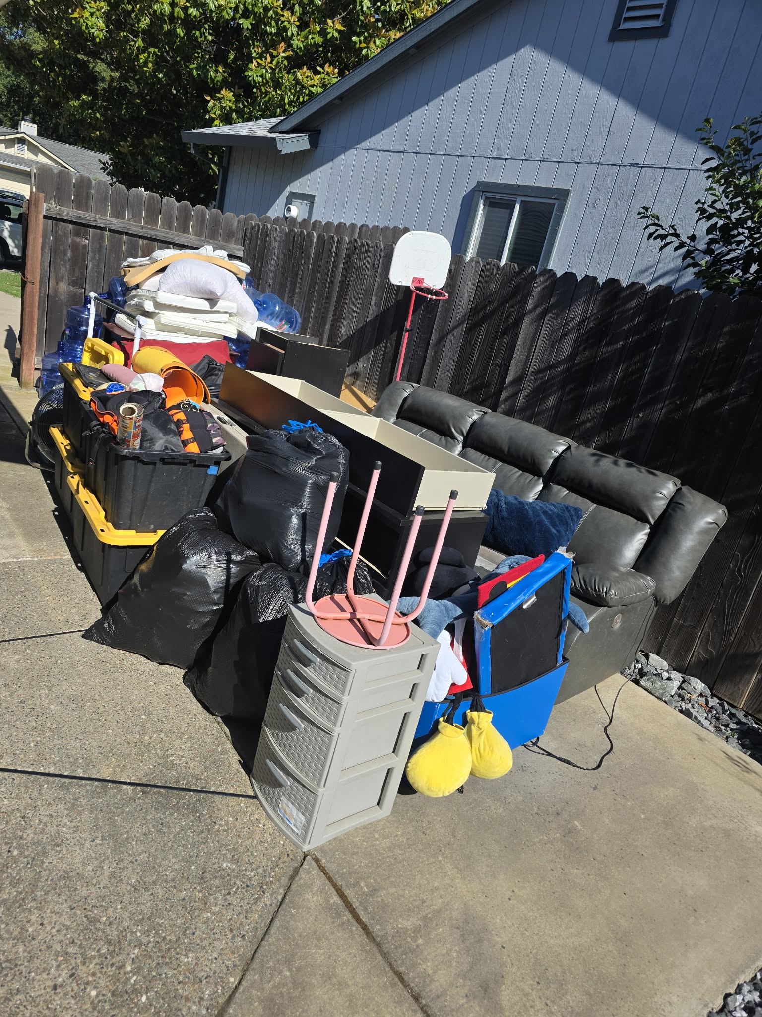 Clean Slate Hauling and Removal hauling job 1