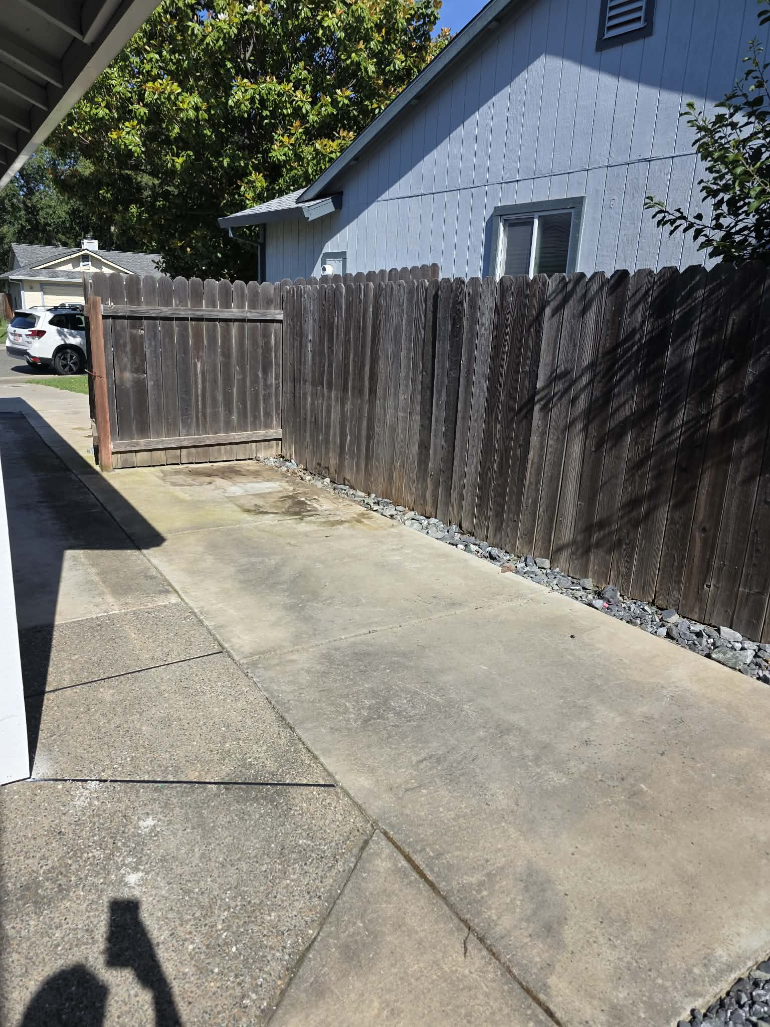 Clean Slate Hauling and Removal driveway after junk removal