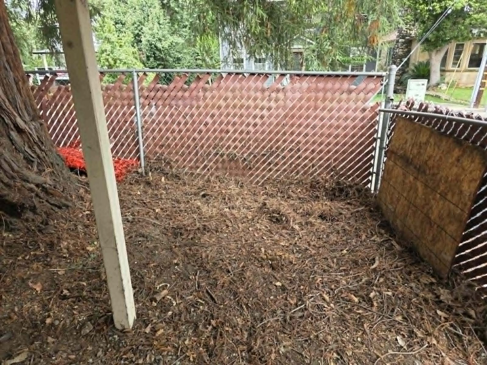 Clean Slate Hauling and Removal debris along fence line